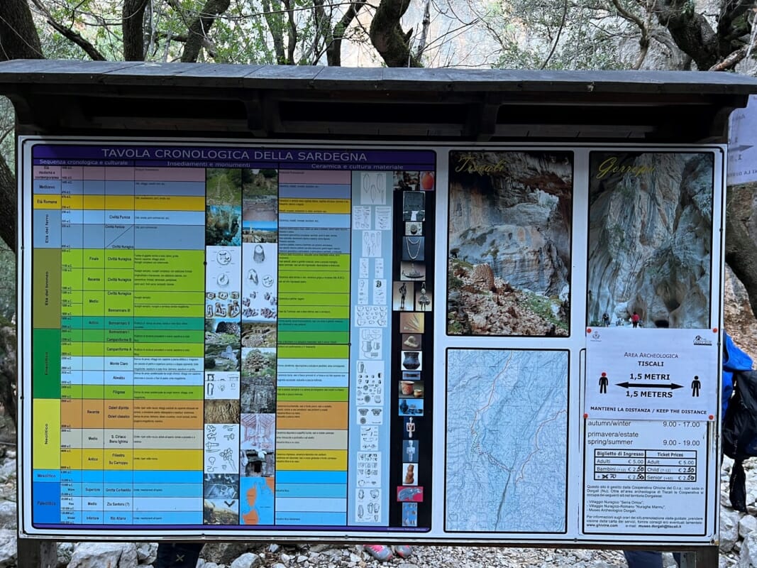 Infografica all'ingresso Tiscali
