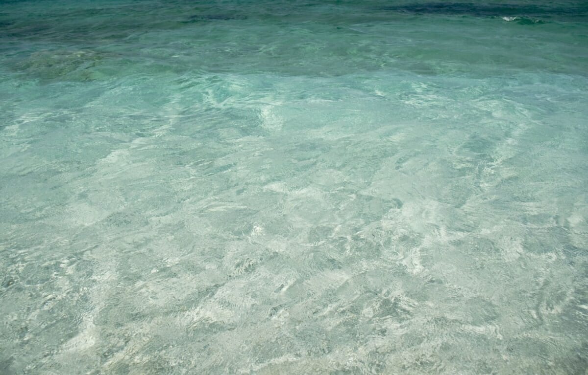 Colore del Mare delle Spiagge In Sardegna