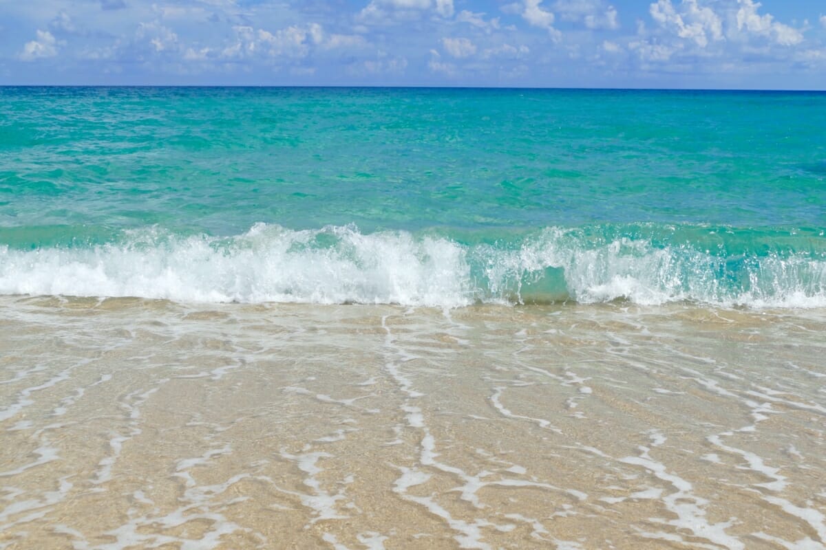 Colore del Mare delle Spiagge in Sardegna