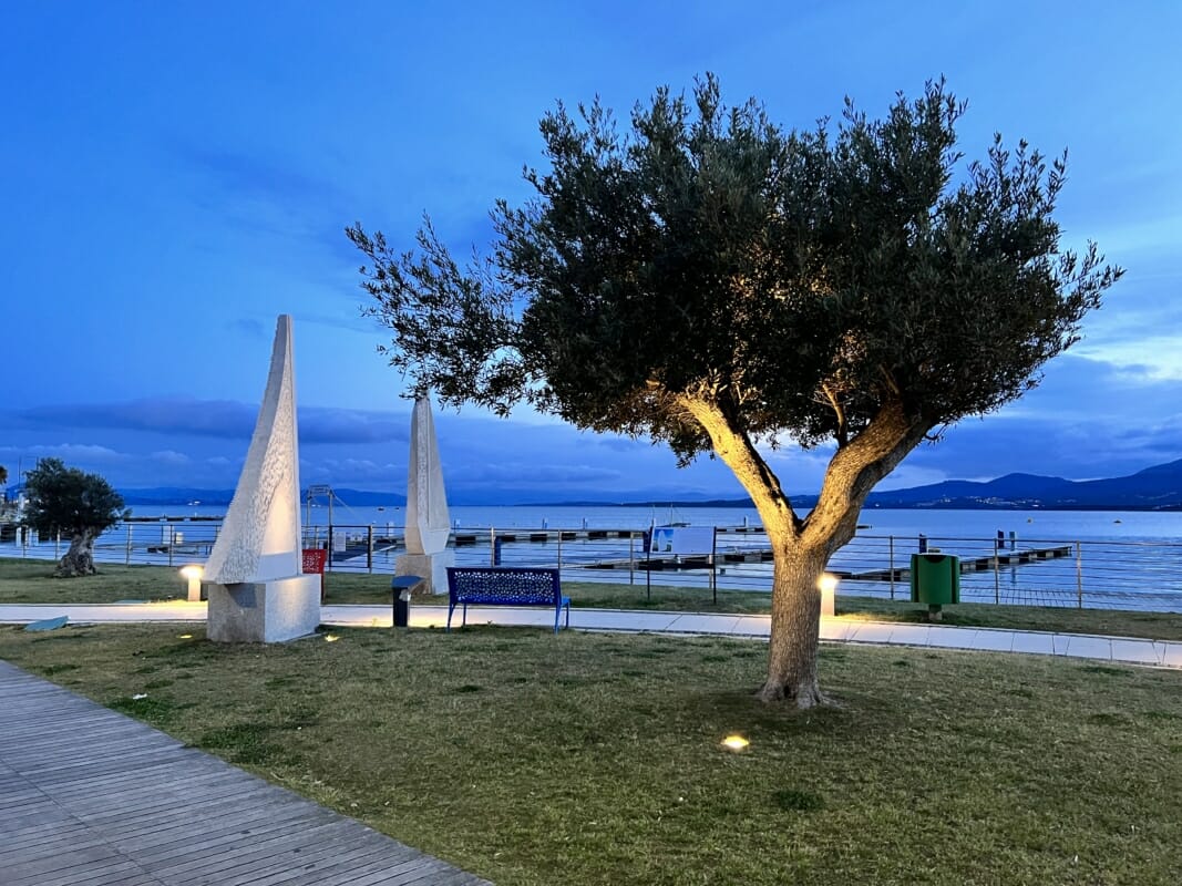 Foto Pietre Sonore Sciola Le Vele Lungomare Golfo Aranci Al Tramonto