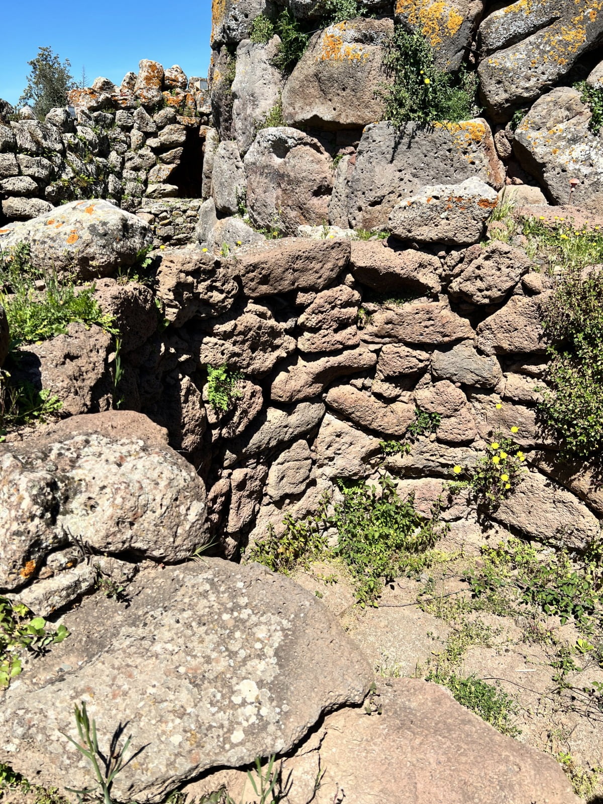 Nuraghe Arrubiu costruzioni