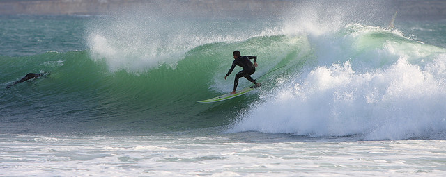 Surfen am Capo Mannu